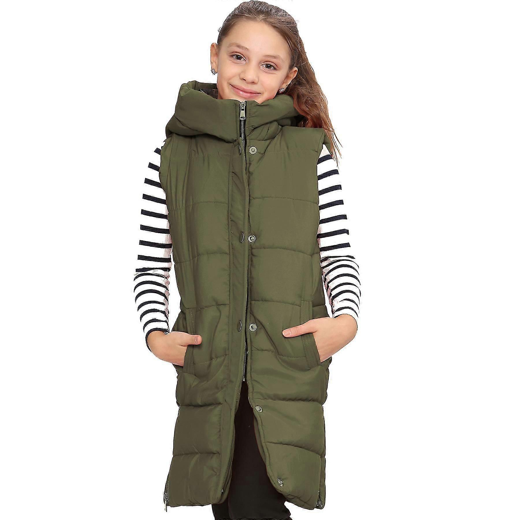 Chaqueta con capucha Girls Down Vest