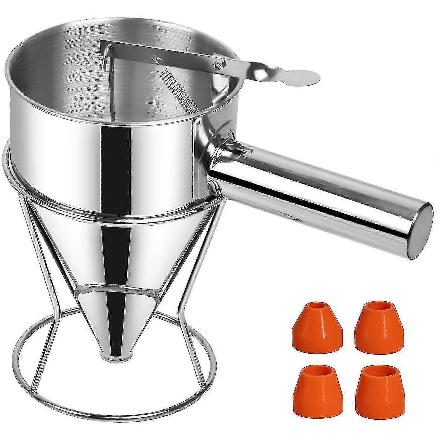 Piston Funnel, Kitchen Funnel 1.2 Liter Piston Pastry Dispenser