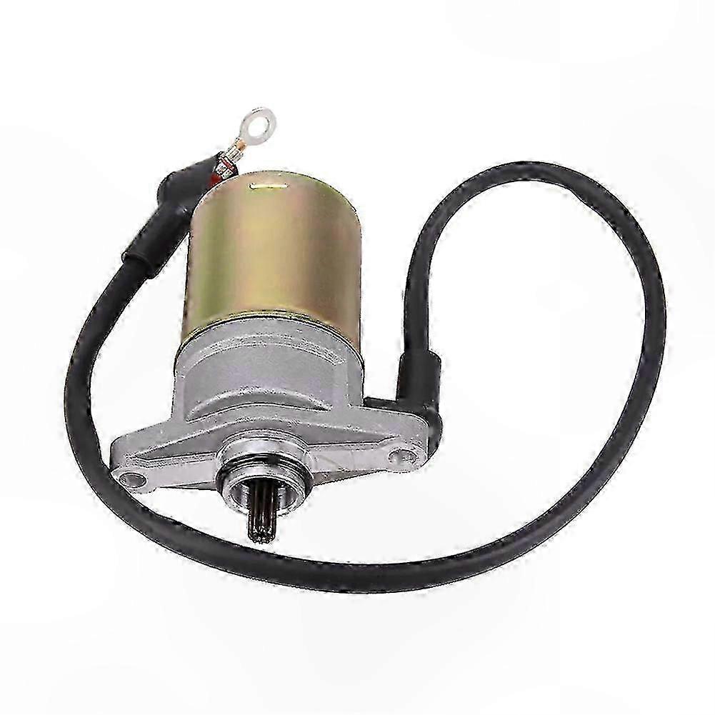 Electric Starter Motor for 49cc-80cc GY6 Engines Compatible with ATV Scooter Moped Models