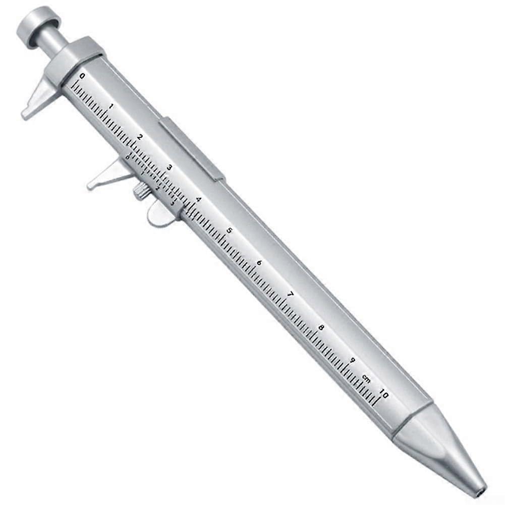 5pc Vernier Caliper Pen Set With 0.5mm Gel Ink For Measuring Thickness And Writing