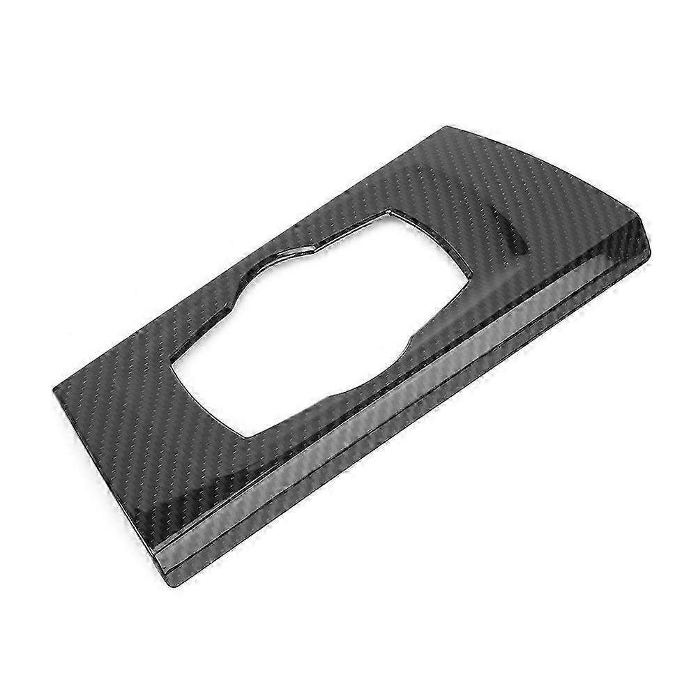 Carbon Fiber Style Car Headlight Switch Frame Trim Fits for 3 Series E90 2005-2012