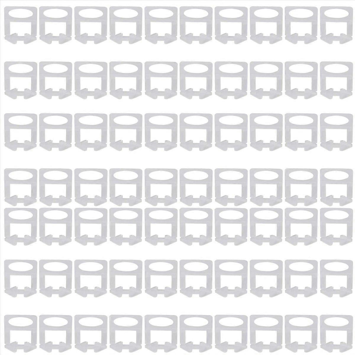 400Pcs Tile Leveling System Clips 1.5mm DIY Tiles Leveler Spacers Tile Leveling System for Professional Ceramic Tile
