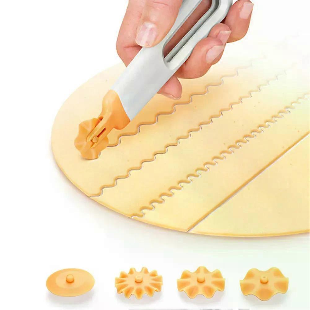 Plastic Baking Tool Pull Net Wheel Pizza Pastry Lattice Roller Cutter For Dough Cookie Pie Craft Kitchen Accessories