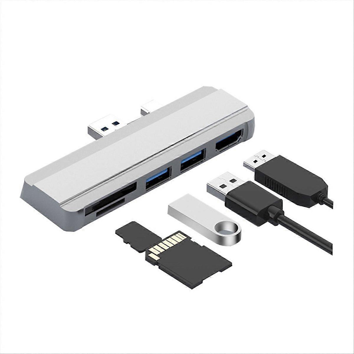 Dockningsstation för Microsoft Surface Pro 4/5/6 till USB3.1-port