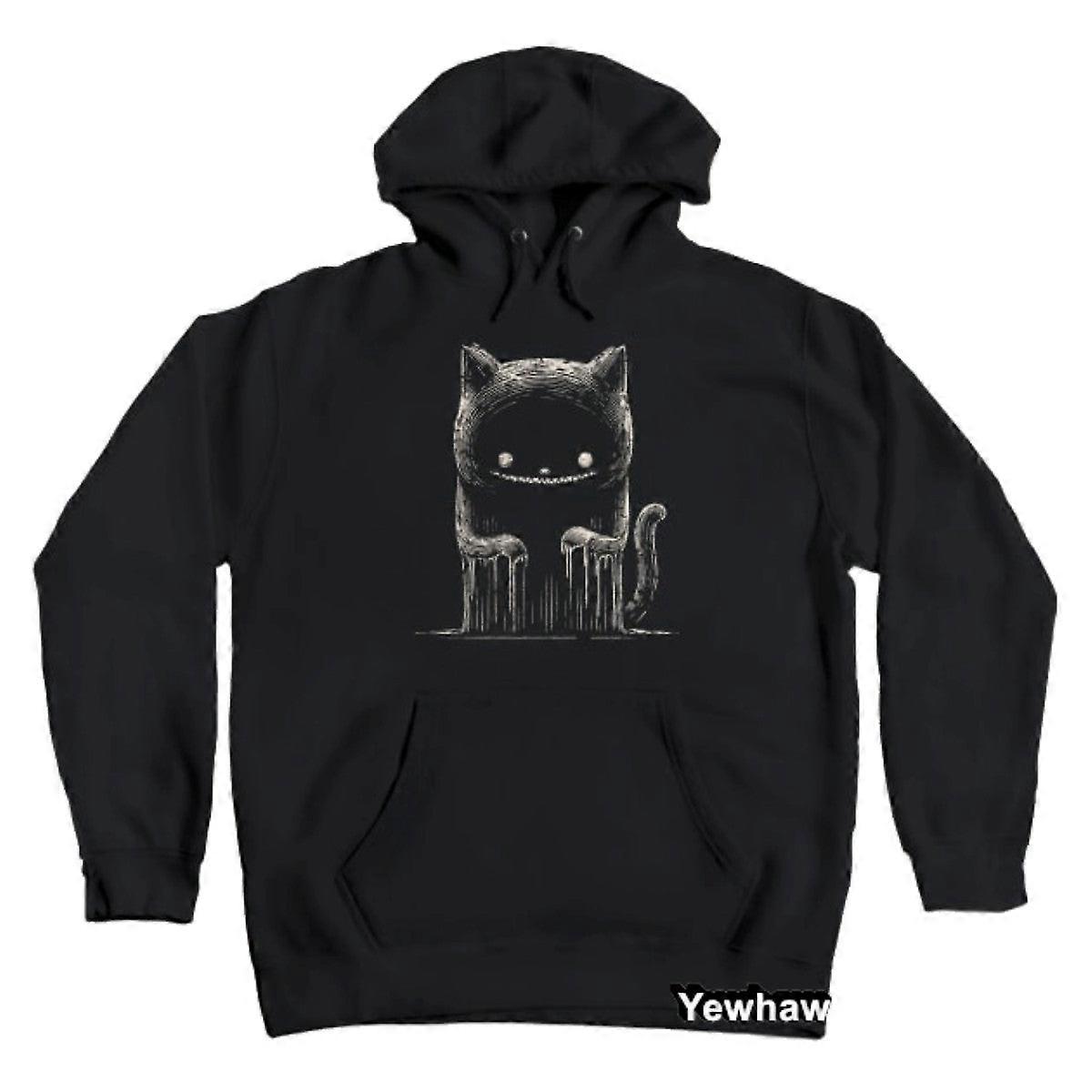 Black Cat Vintage Hoodie