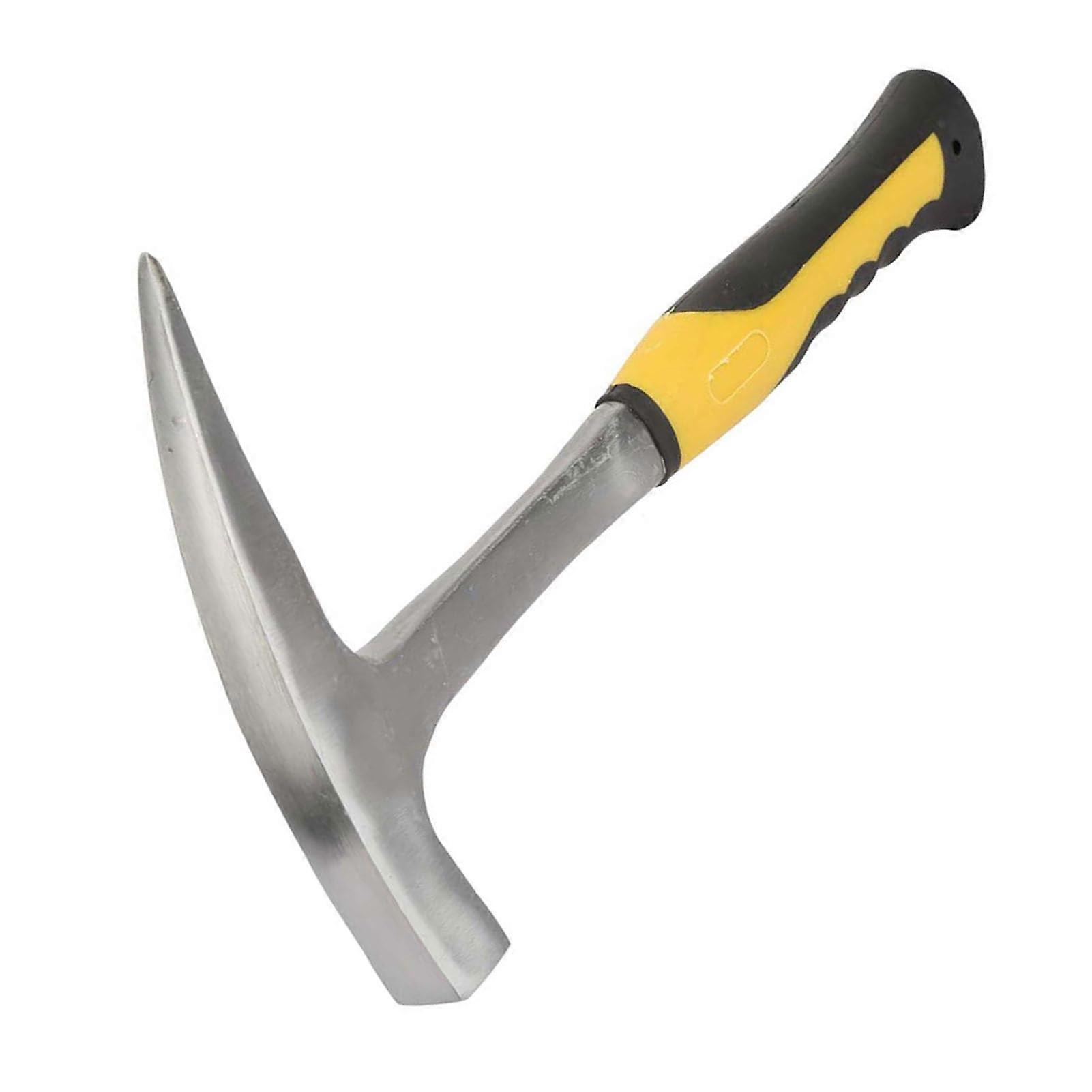 Geological Chipping Hammer With Pointed Tip And Shock Reduction Grip Size S