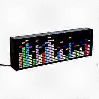 Boeyaa LED Music Spectrum Rhythm Lights with Voice Sensor 1624 RGB Atmosphere Level Indicator and Cl