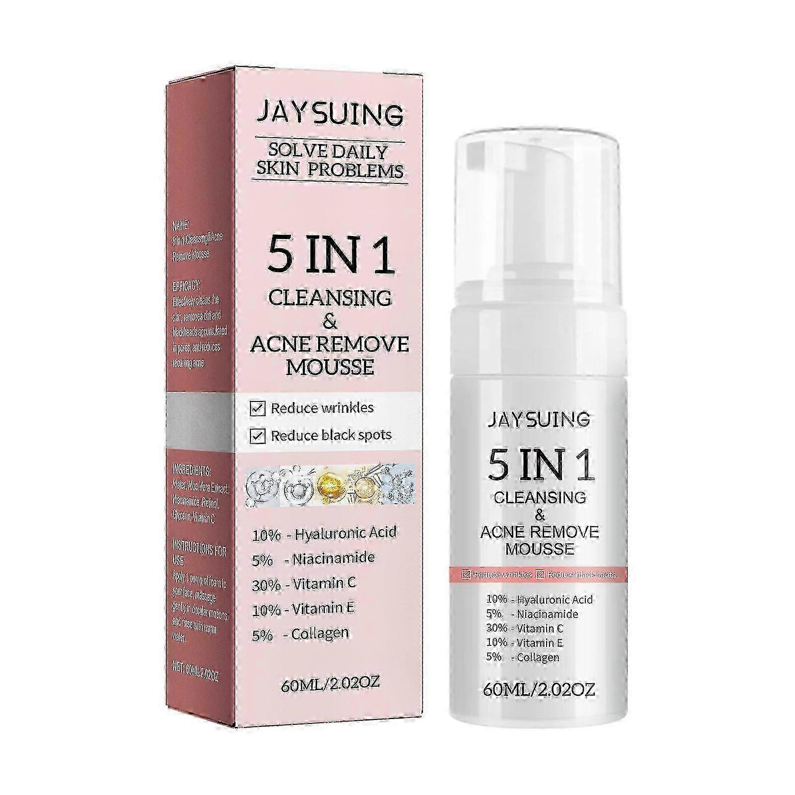 5 In 1 Cleansing And Acnes Removes Mousses 60ml