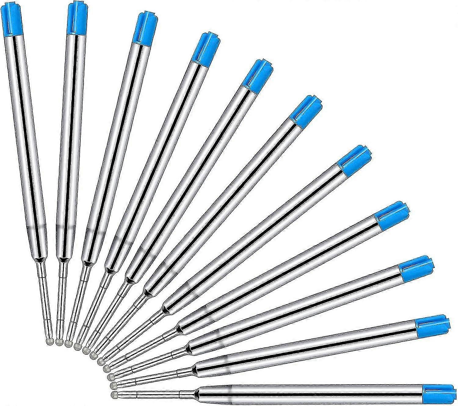 10 Pcs Ballpoint Pen Refill, Medium Line Universal Refills, Pen Refill, Medium Point 1.0mm