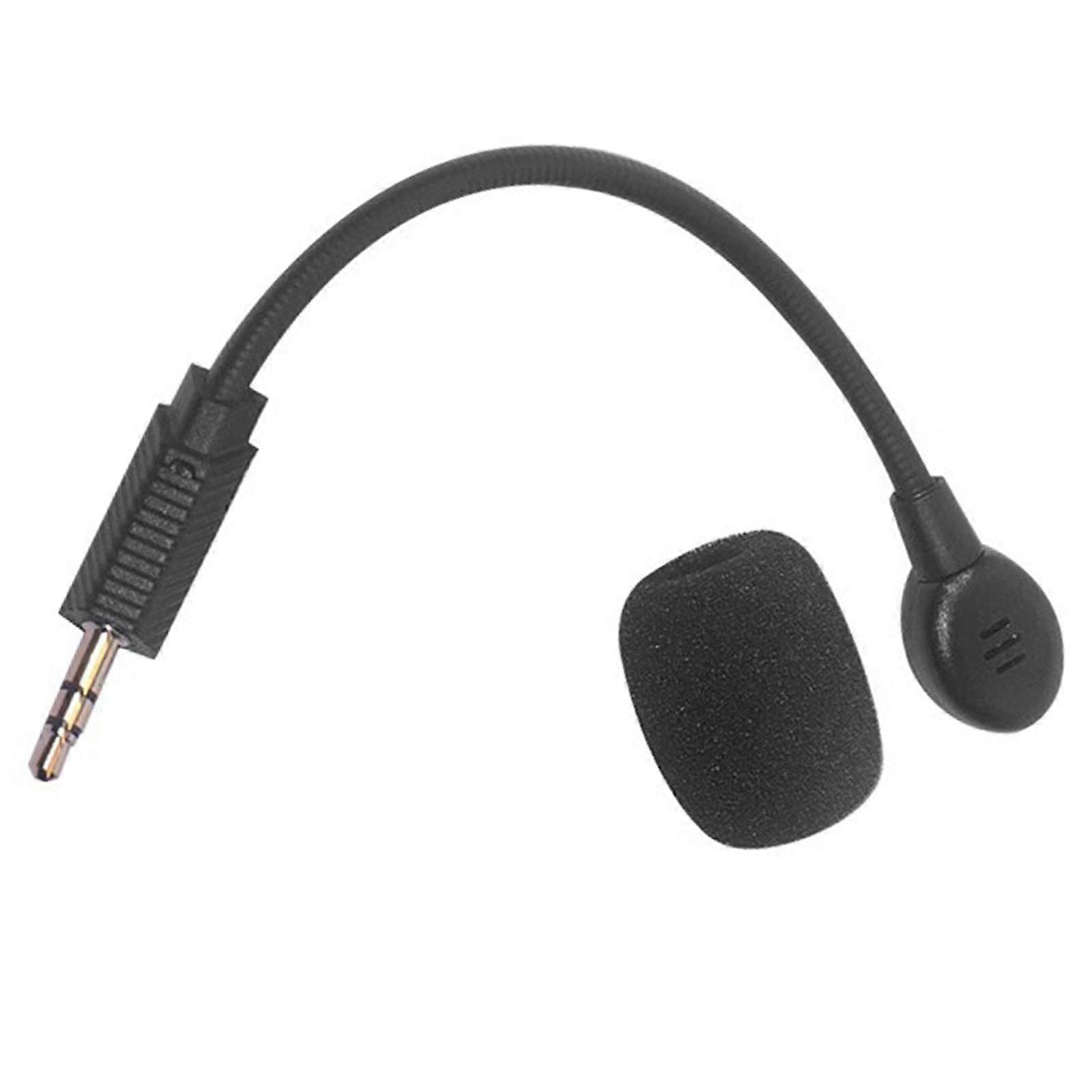 3.5mm Gaming Headsets Microphone Boom with Foam Filter for Rig400 Headsets Game Communication Streaming Microphone Multicolor