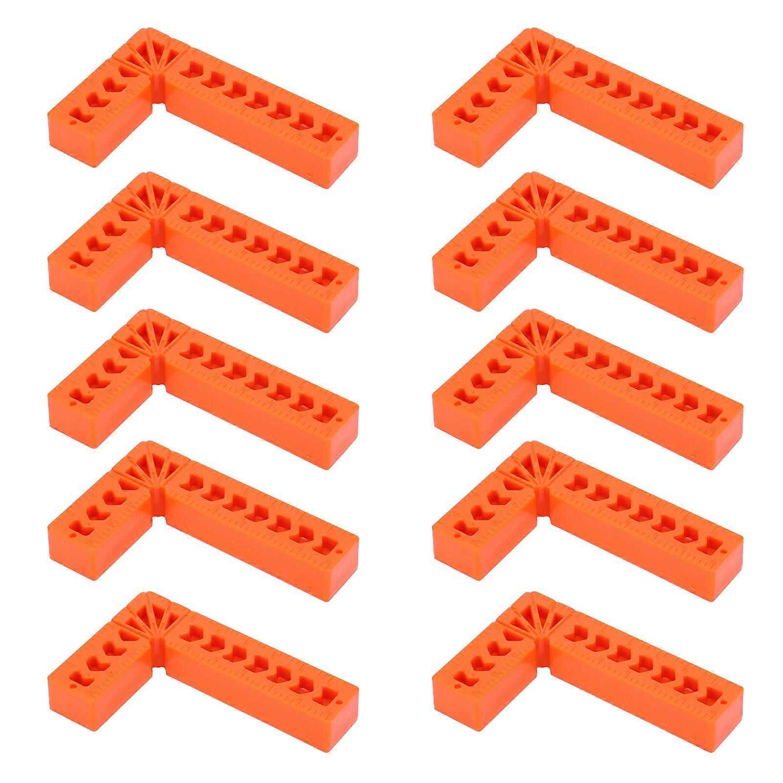 10pcs 3in 90° Right Angle Auxiliary Positioner Engineering Plastics Woodworking Tools