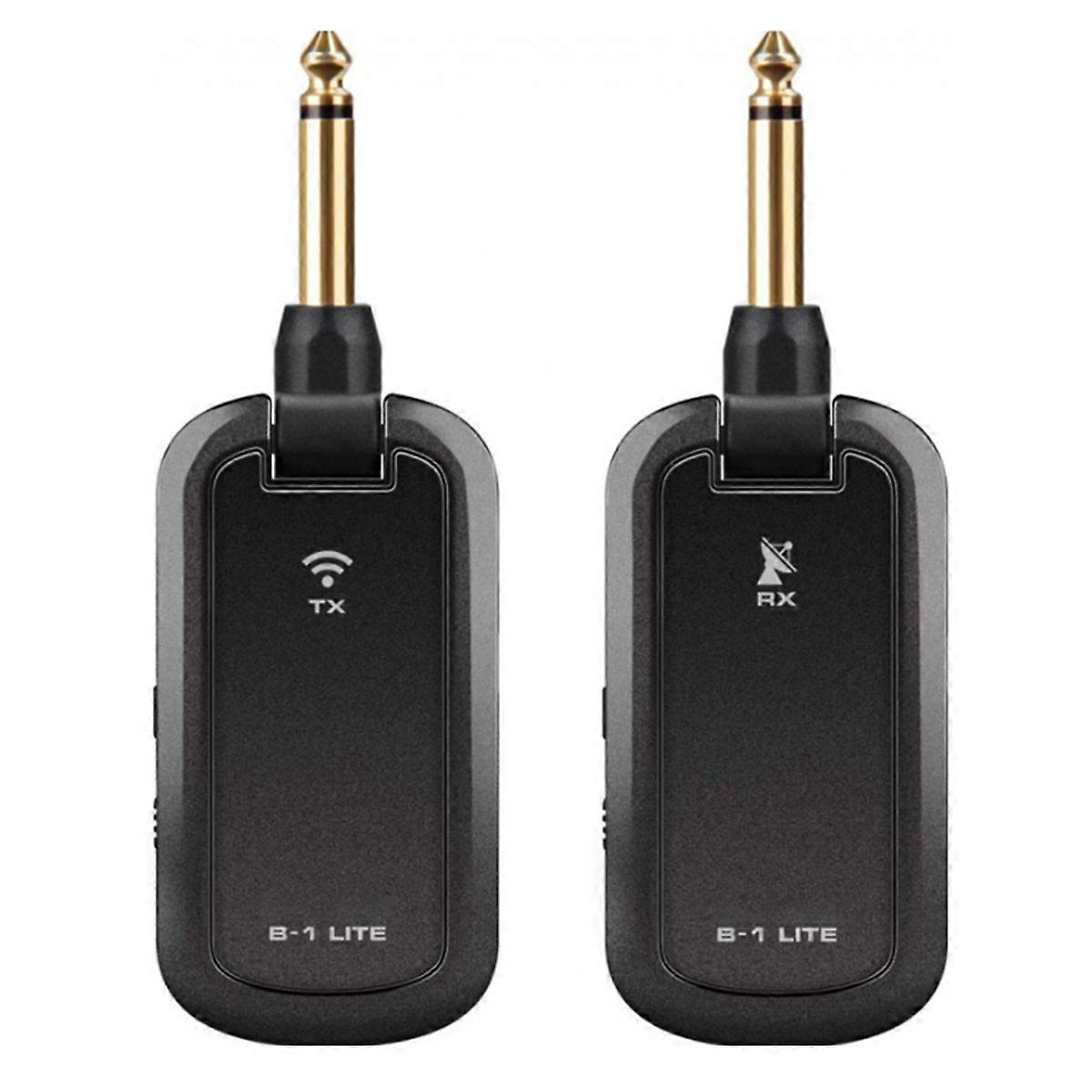 Guitar Wireless System 2.4GHz,Below 5ms Delay, WiFi Interference,Rechargeable Guitar  mitter Receiver