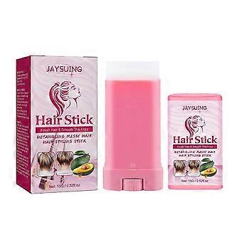 Jaysuing Hair Wax Stick Manic Broken Hair Finishing And Shaping Hair Style Non-Greasy Moisturizing Hair Wax Stick