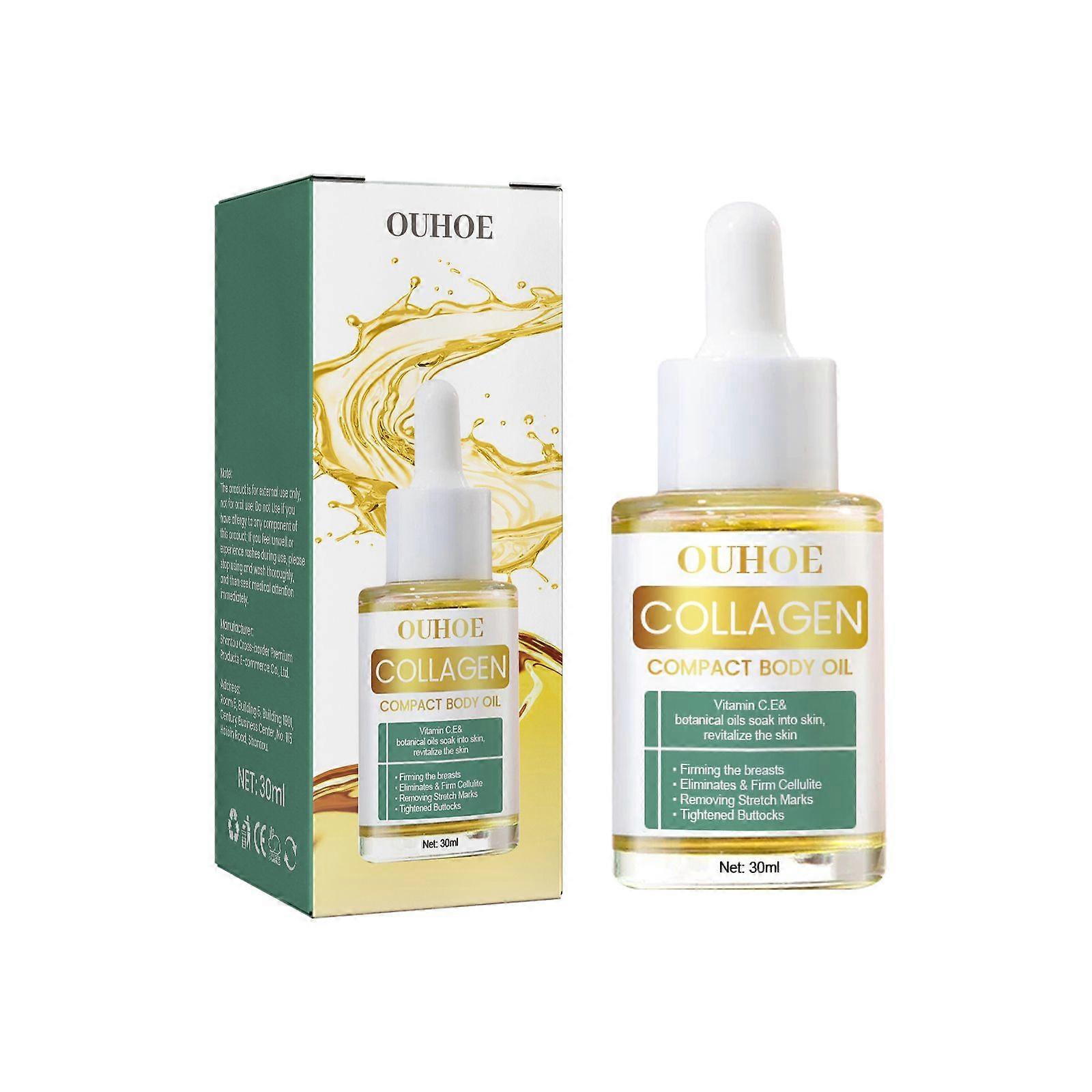Collagen Boosting Body Oil Contains Collagen