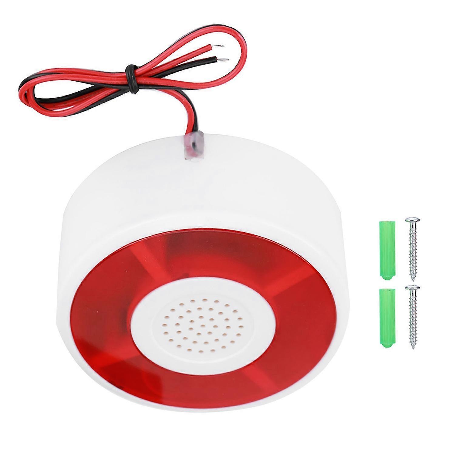 DC 12V LED Flashing Lamp Security Alarm Strobe Signal Warning Light Siren