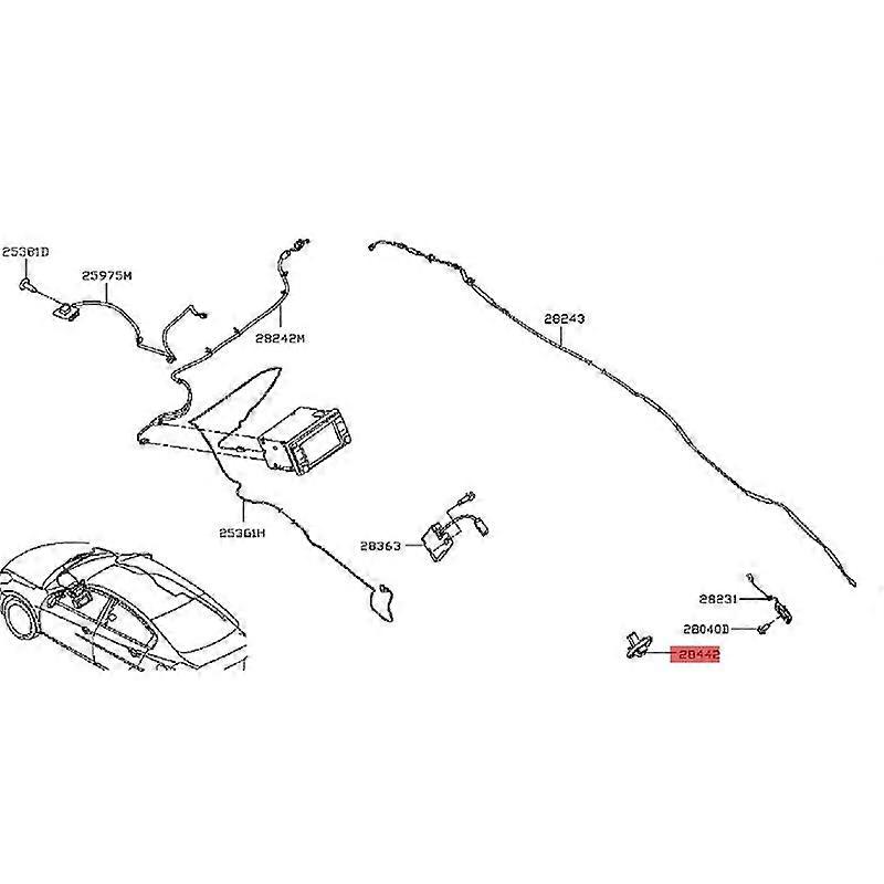 Rear View Camera Parking Camera for Sentra Sylphy 2015-2021