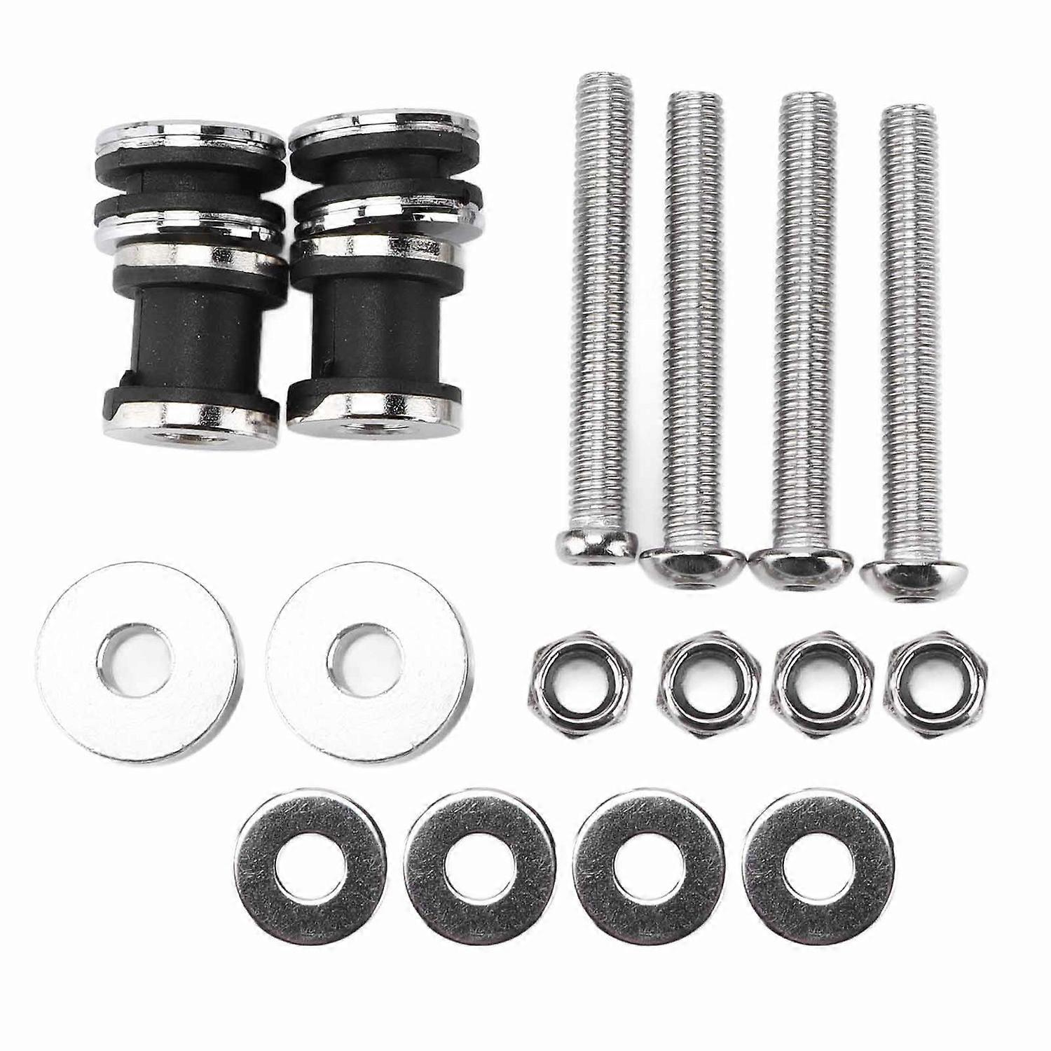 Motorcycle Backrest Sissy Bar Detachable Docking Hardware Kit Replacement for FXST FXSTB 1987‑1999