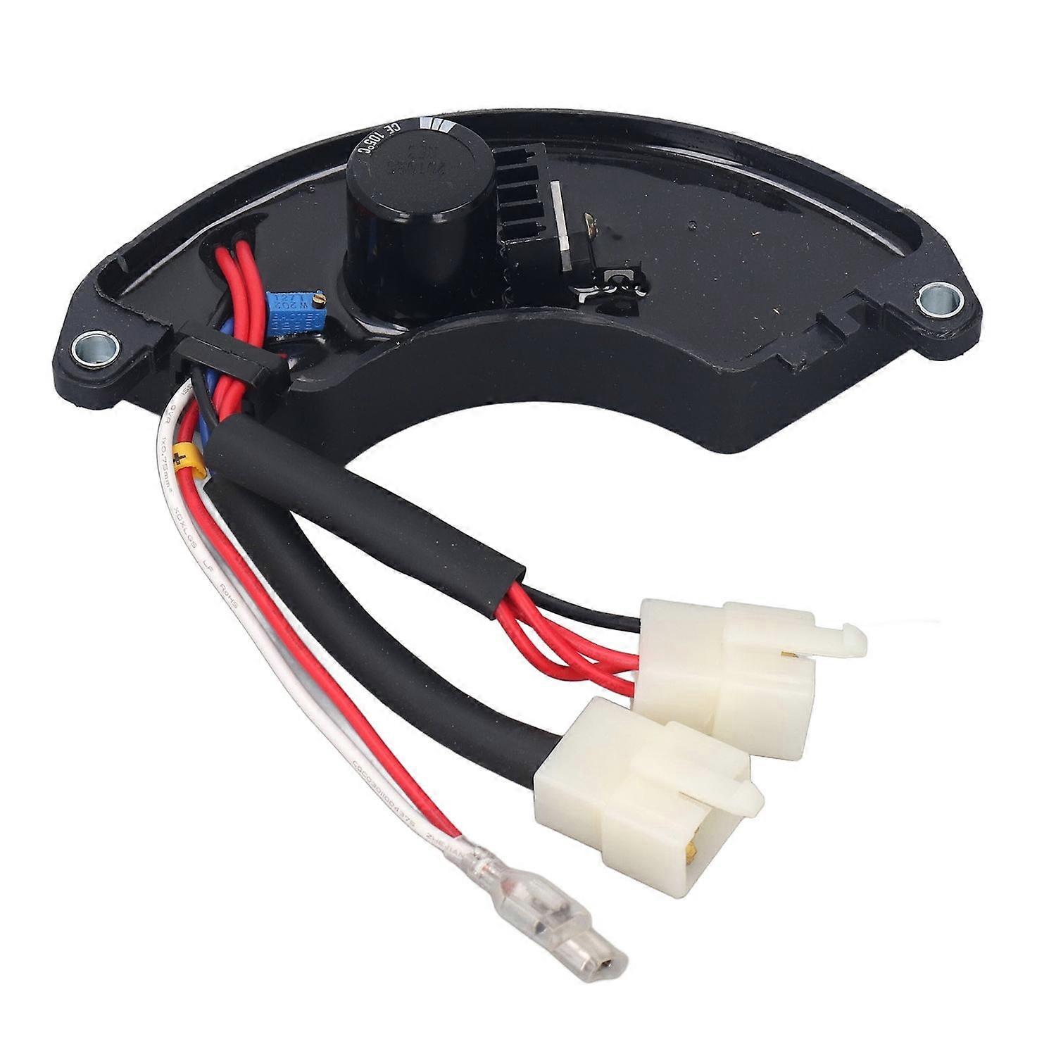 Generator Automatic Voltage Regulator 3 Phase 8 Wire ABS Shell 400V 220UF Capacitor AVR Voltage Regu