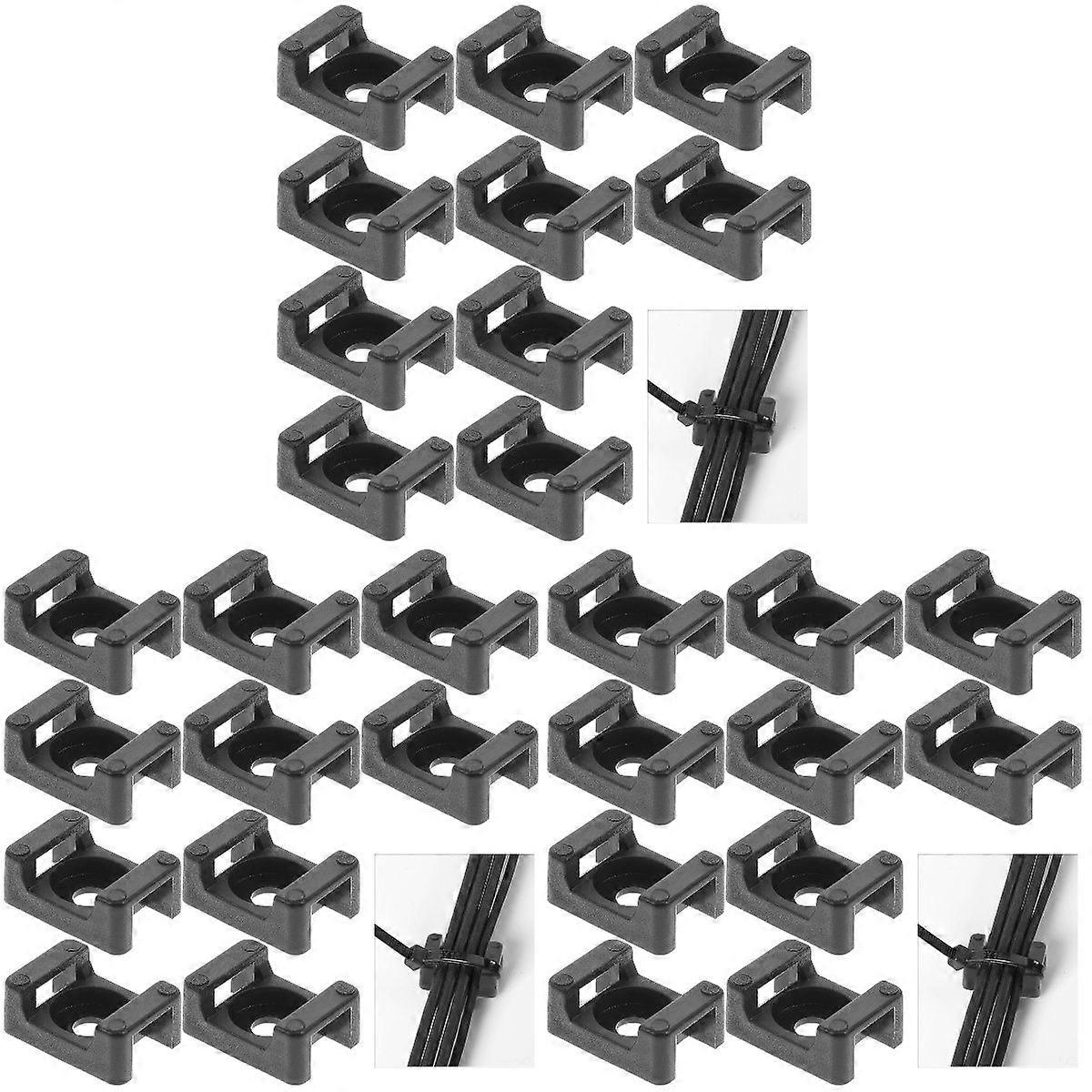 1500 pcs  Cable Zip Tie Mounts Saddle Type Wire Cable Mounts Base Cable Ties Holder
