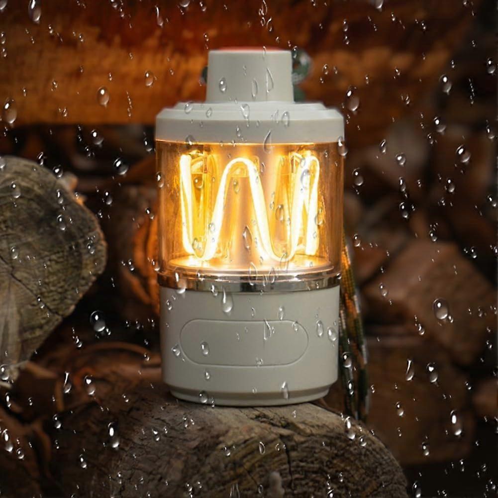 Portable LED Lantern For Camping Rechargeable Multifunctional Outdoor Light Source
