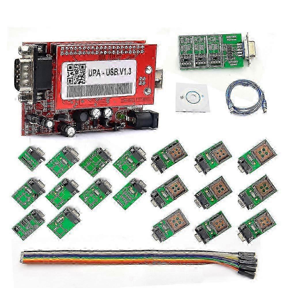 UPA V1.3 Car USB Programmer ECU Chip Tuning Eeprom Small Board Full Set 2025