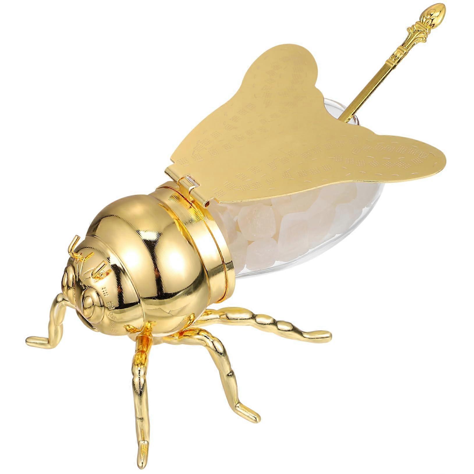 Spice Jar European Decorative Salt Cellar With Lid, Condiment Container For Spice Storage, Kitchen Accessory