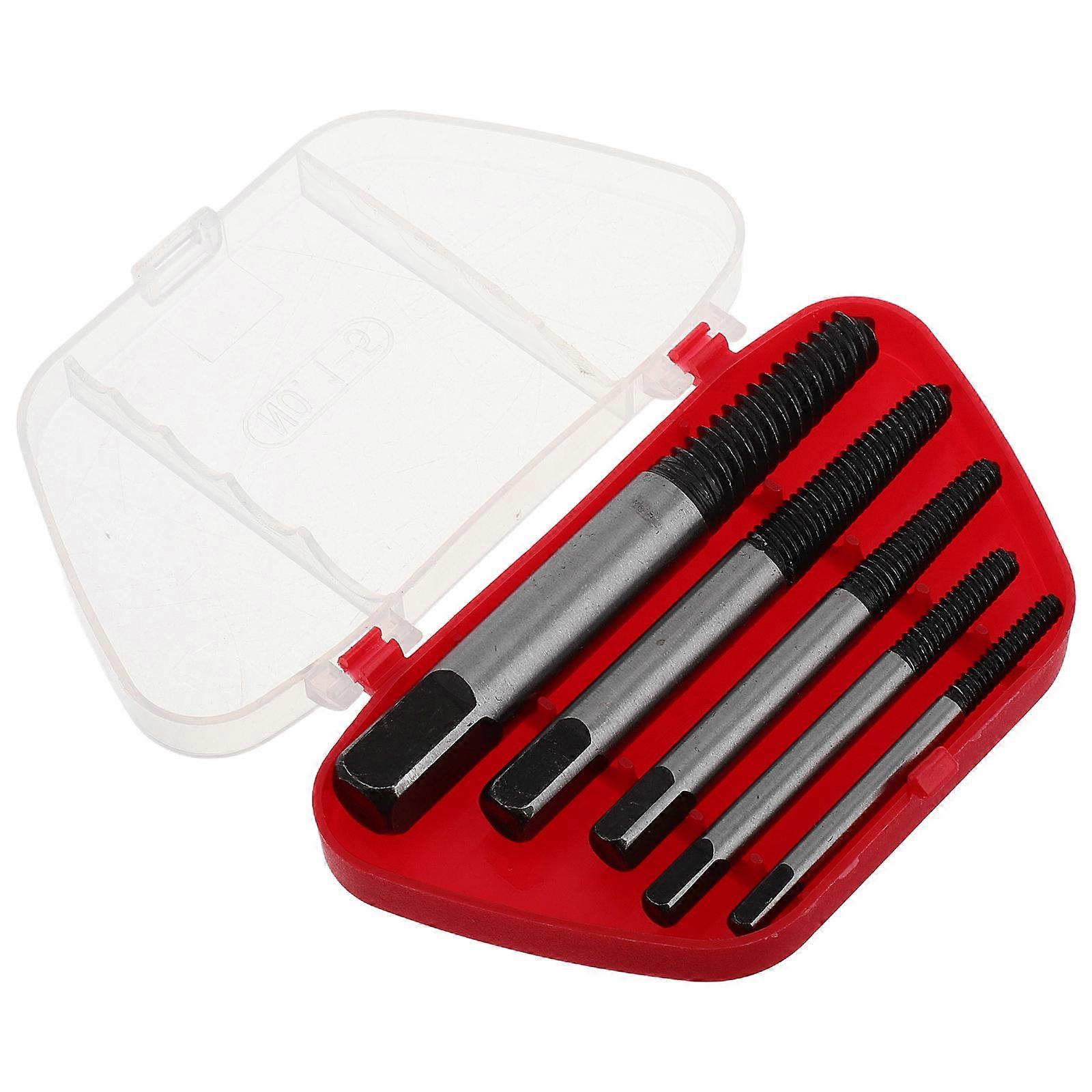 Metric Screw Bolt Remover Tool Kit for Broken Screw Extraction 5Pcs