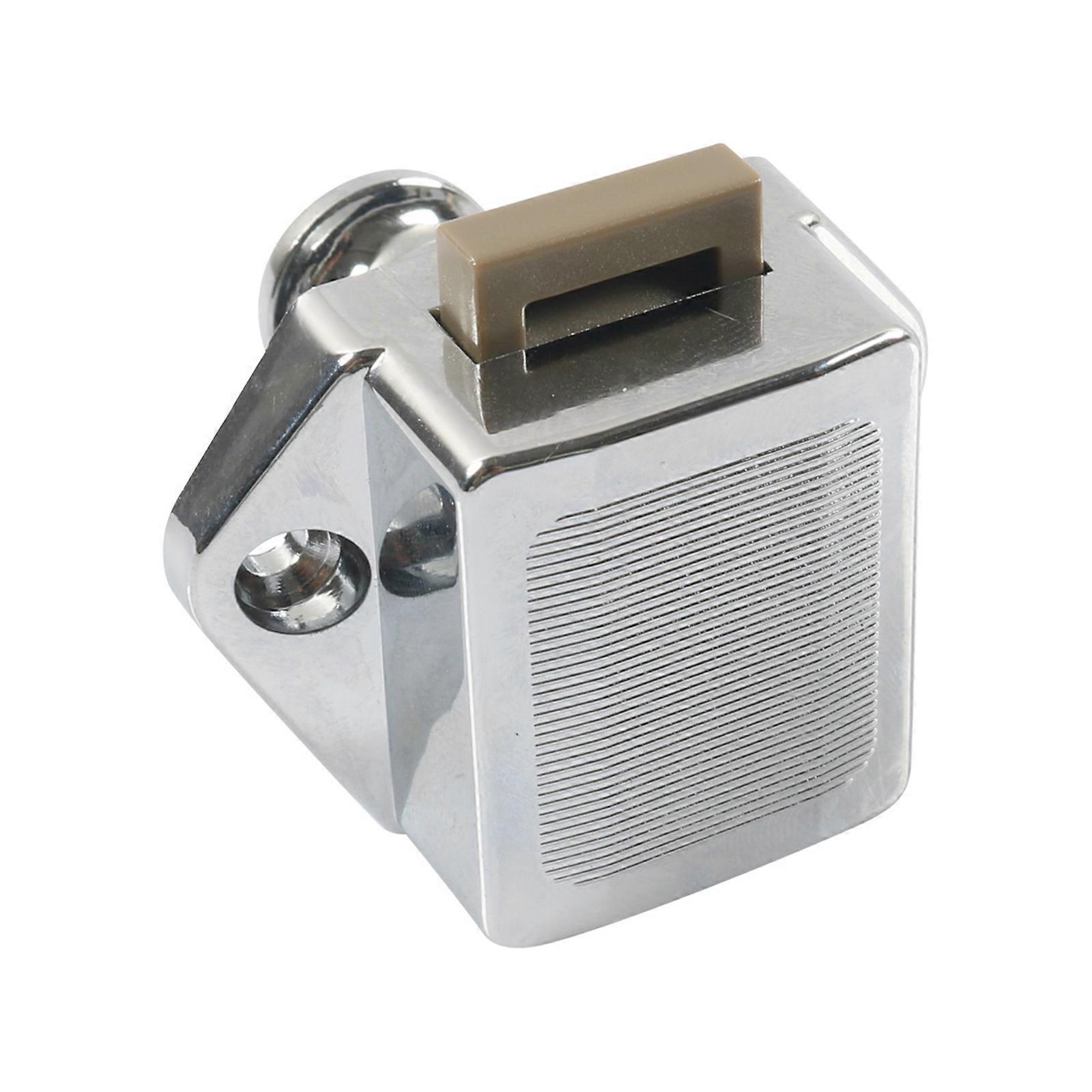 Double Function Cabinet Latches Handle & Lock Set Shockproof Door Latches Push Button for Mobile Homes Trailers Drawers Multicolor