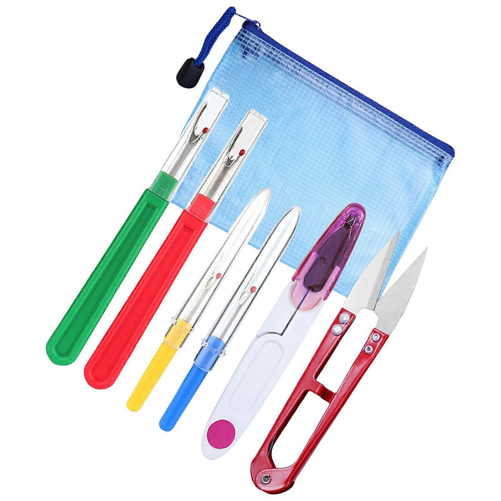 Portable Metal Seam Ripper for Cross Stitch Thread Cutting and Fabric Crafting Accessory 009 Model