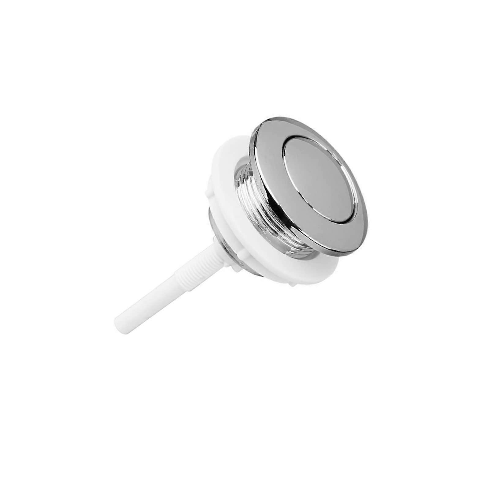 Toilet Flush Button For Cistern Replacement, Single Button, Compatible With Household Toilets, Universal Fit