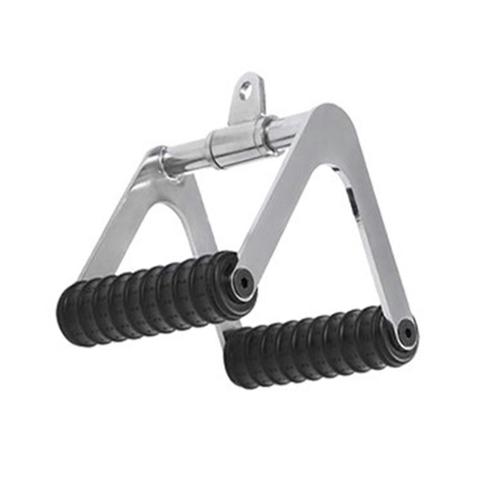 Pull Down Bar, Strength Training Pull Down Attachments V Shape Straight Press Down Bar for Weight Workout, Cable Machine Multicolor