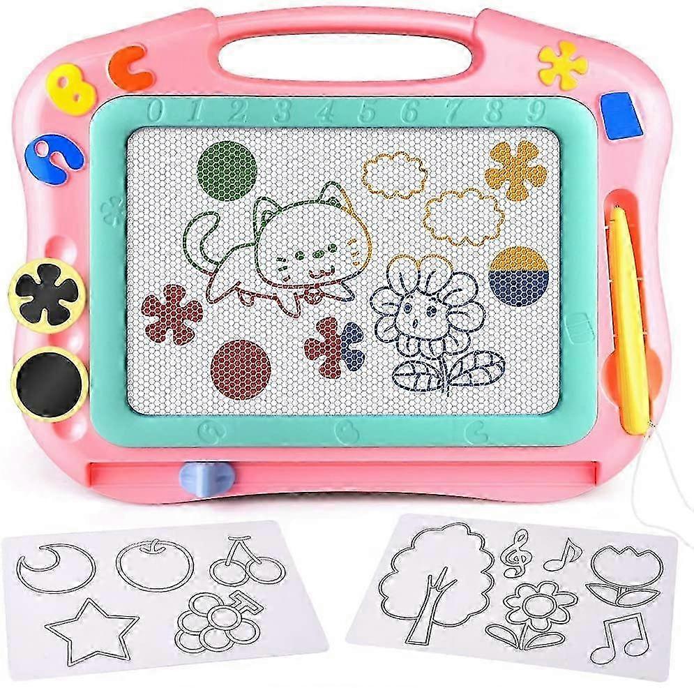 Educational Drawing Board for Toddlers - Magnetic Reusable Writing Pad with Stylus, Blue