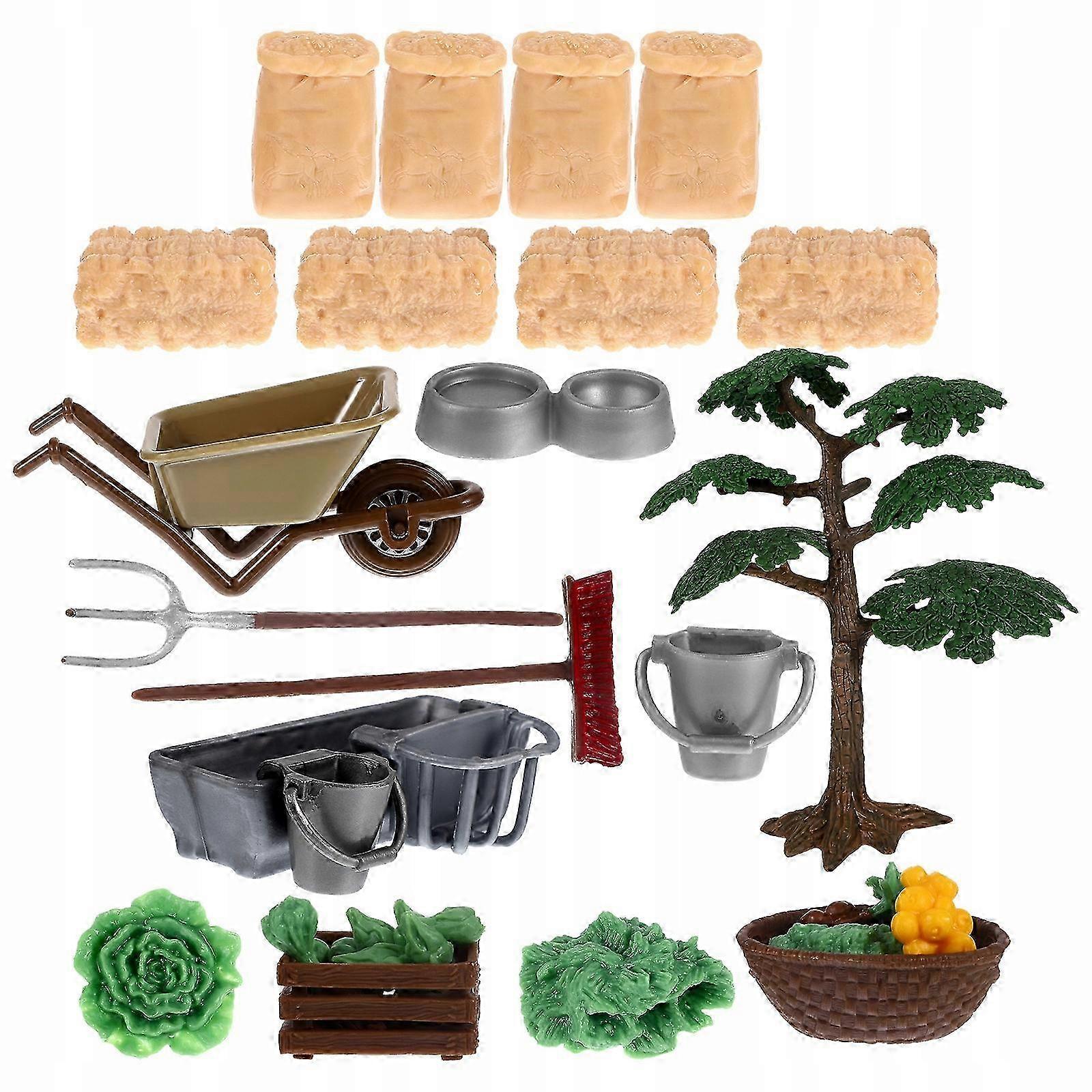 Mini Decor Pvc Model Models Microscopic Farm Model