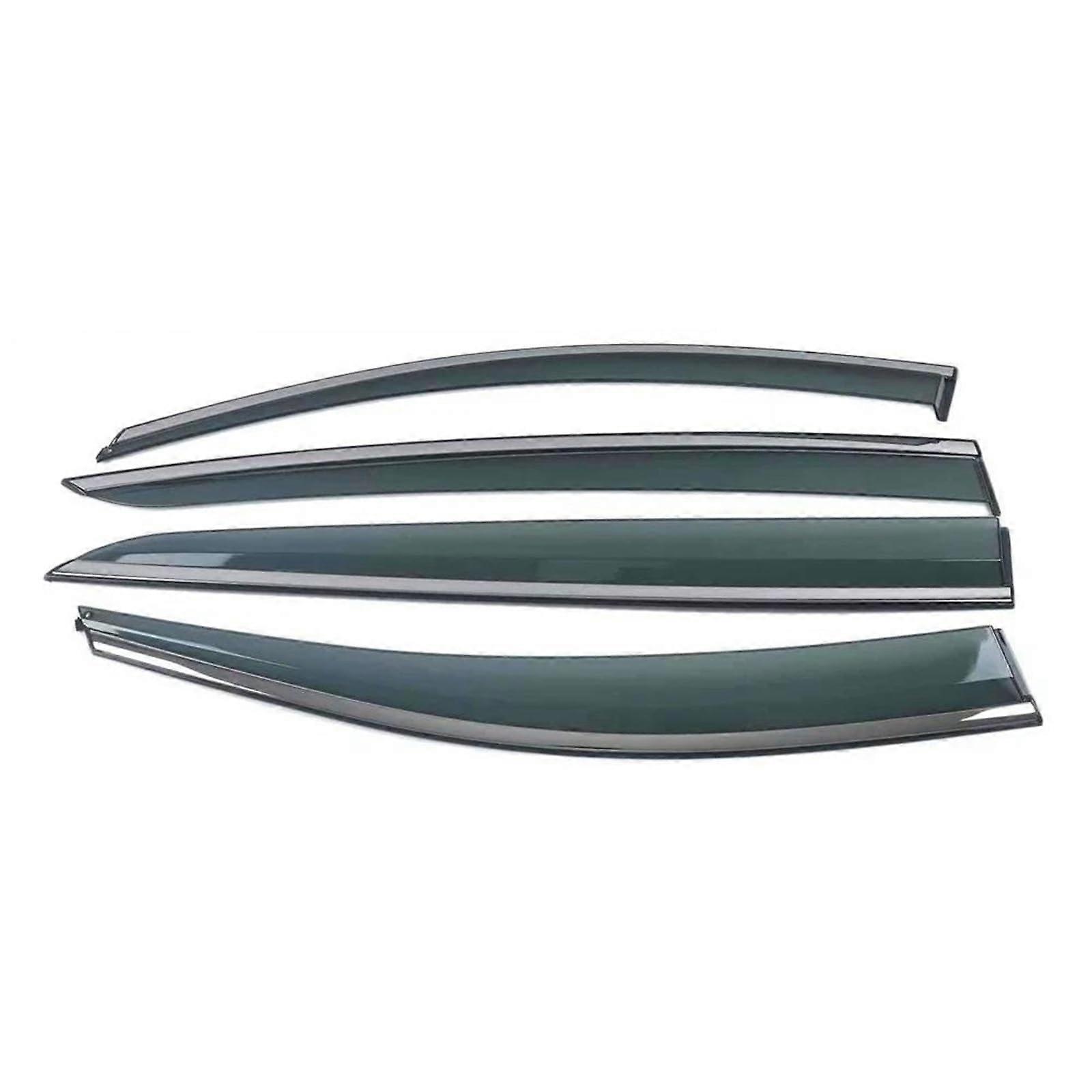 Window Visor Rain Guards with Chrome Strips Wind Deflectors for Kia Sportage QL 20162021