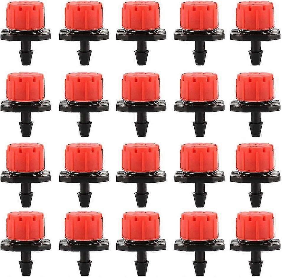100PCS المنقطات الري بالتنقيط ، حديقة باعث فوهات الرش ، 360 قابل للتعديل التلقائي الري بالتنقيط لحديقة الدفيئة النباتية DIY-hy