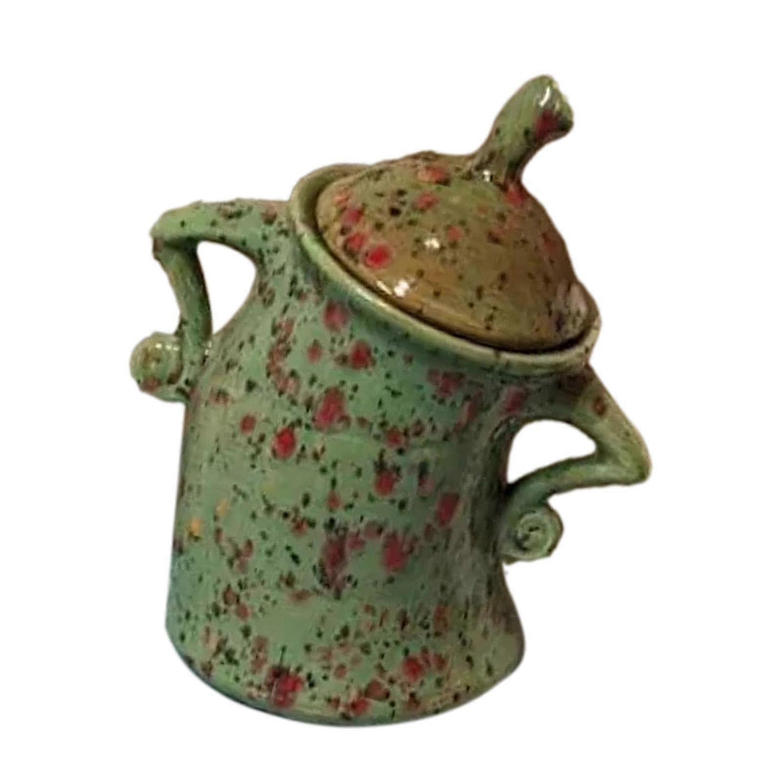 Storage Jars with Lid PVC Food Storage Cookie Jar Green 2023