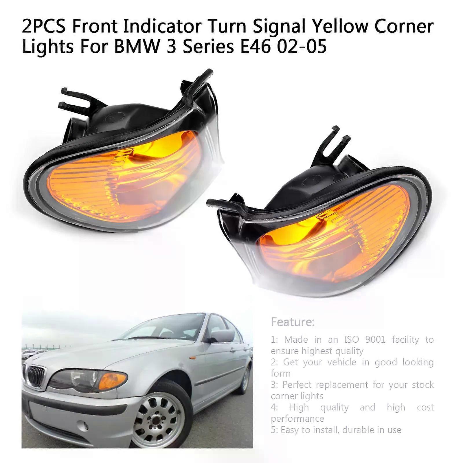 2 Stück gelbe Blinker für BMW 3er E46 (2002-2005)