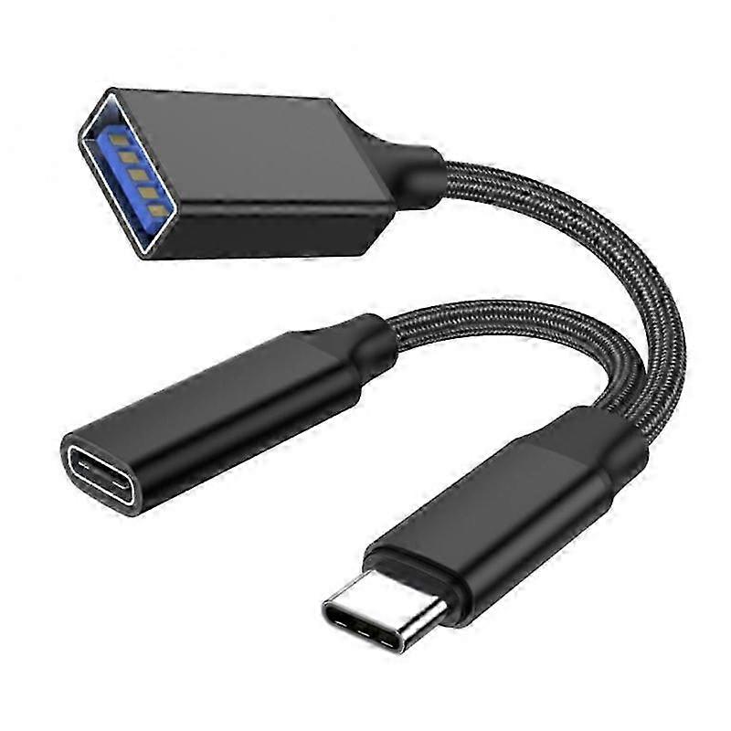 PD10W Fast-Charging USB Type-C To USBC OTG Adapter Cable for Cellphone Laptop