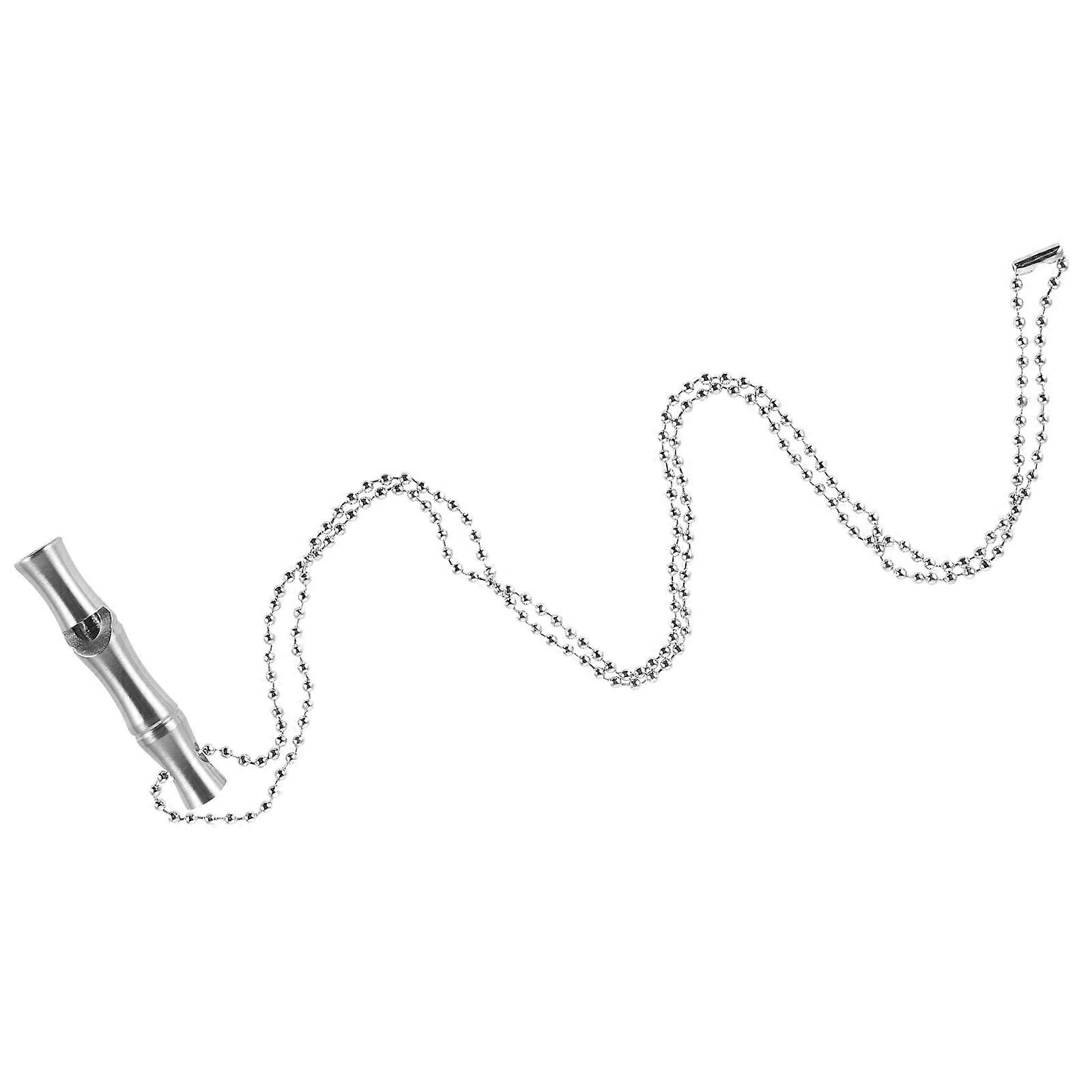 WORGEOUS Soccer Whistle with Neck Chain 1 Set Professional Multi function Survival Whistle