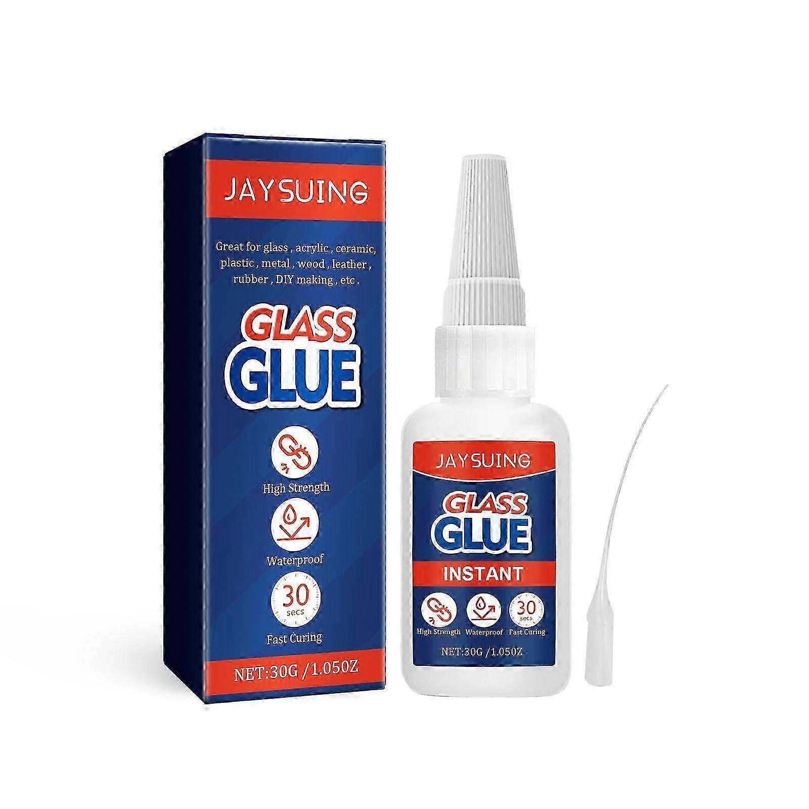 Premium MultiFunctional Glass  Ceramic Glue  FastActing Acrylic Adhesive for Quick, Durable, and Invisible Repairs | Easy to Use, Clear Finish, Lo