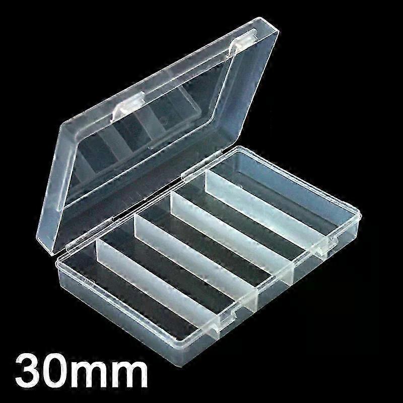 Home Storage Organization 27/30MM Clear Round Coin Cases Capsules Container Holder Storage Box Plastic For Storing Coins Bins