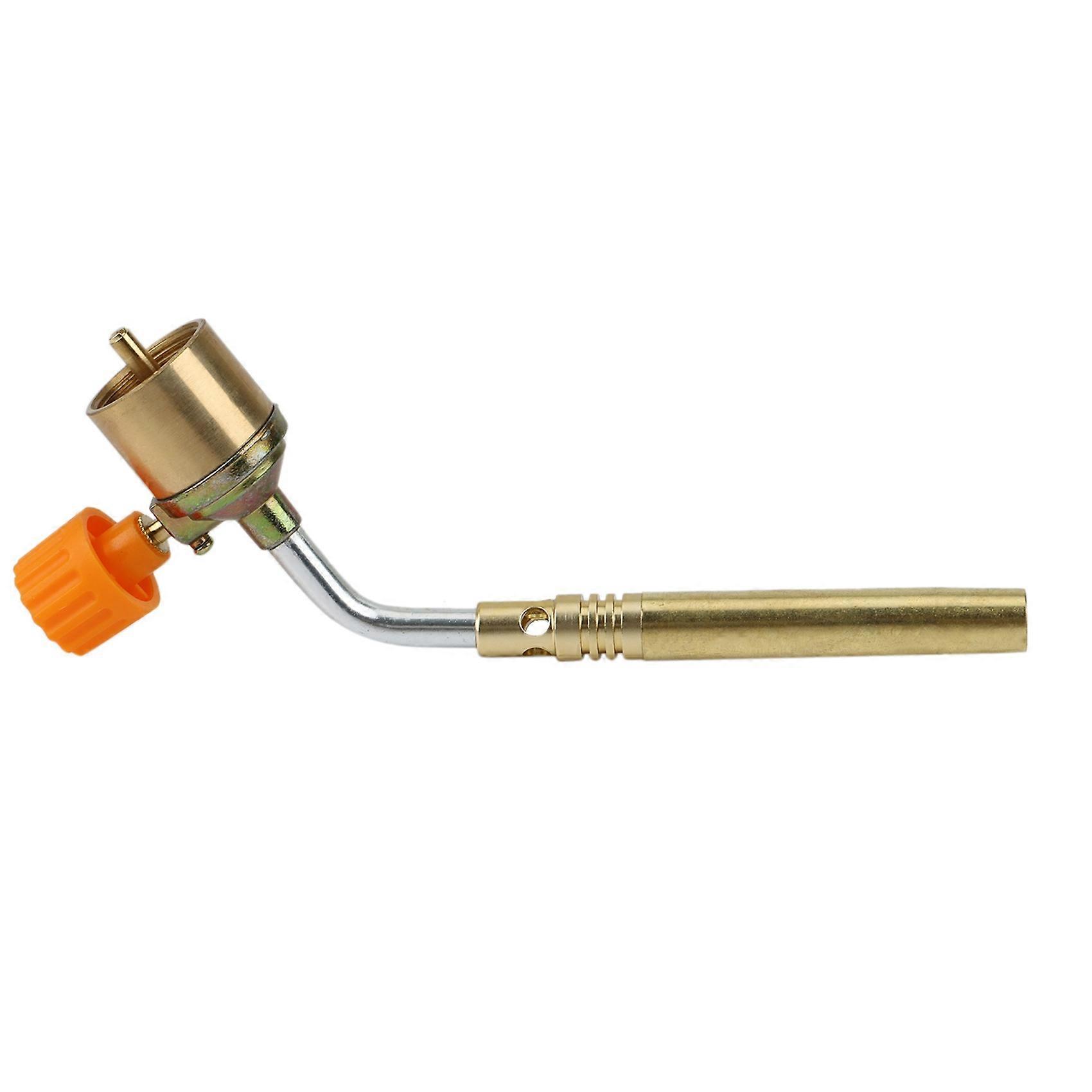 Brass MAPP, Propane Gas Torch, Automatic Ignition Trigger, Heating Welding Burner, Suitable for Camping and Welding
