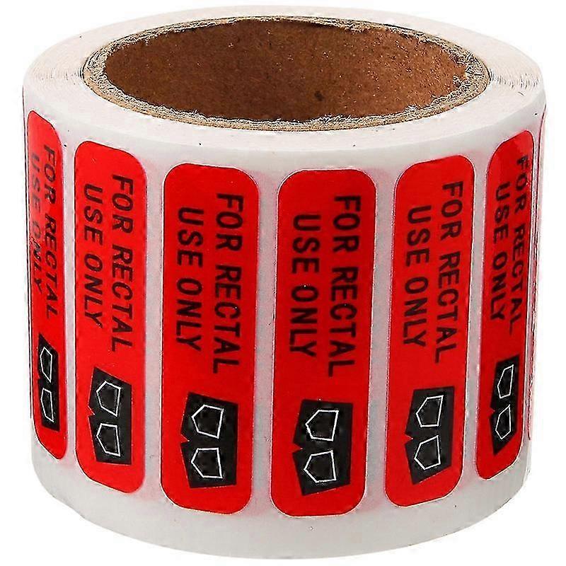Halloween Rectal Use Only Stickers for Novelty Labeling and Fun