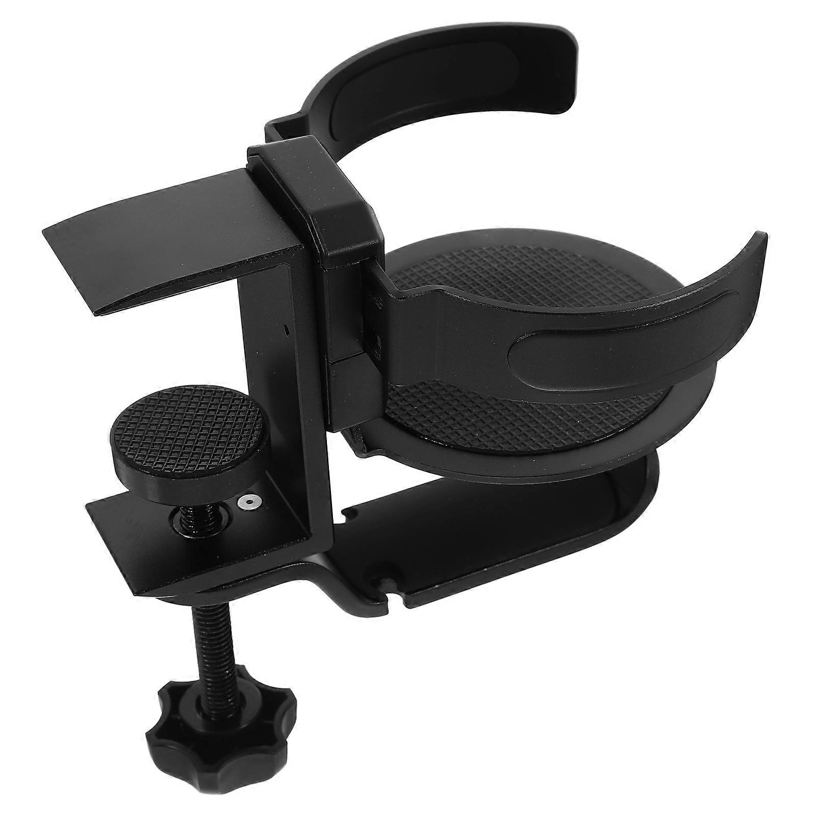Rotating Cup Holder Headphone Stand for Desk with Headset Stand
