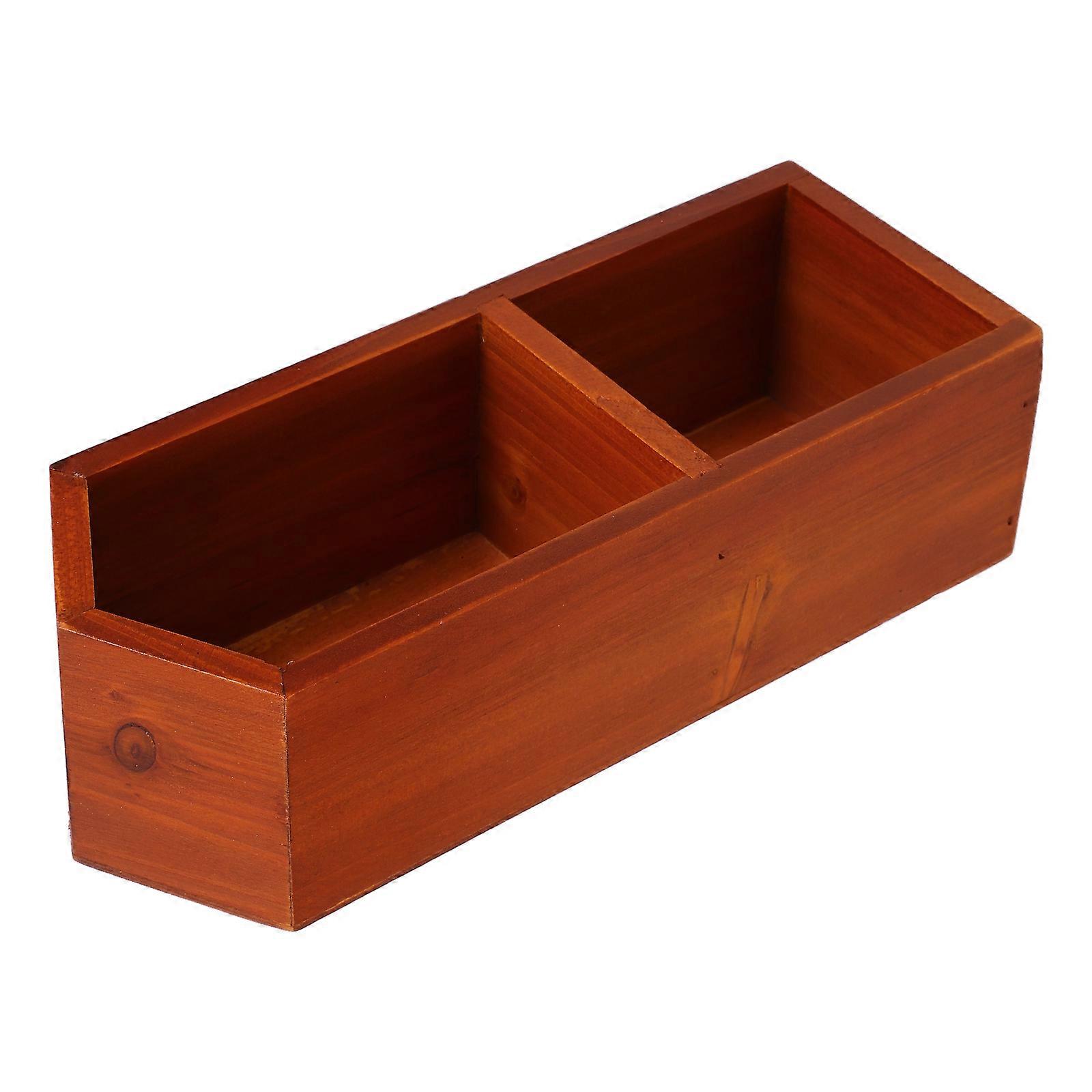 Wooden Display Stand for Handicrafts 2Pcs Tabletop Collection Storage Rack