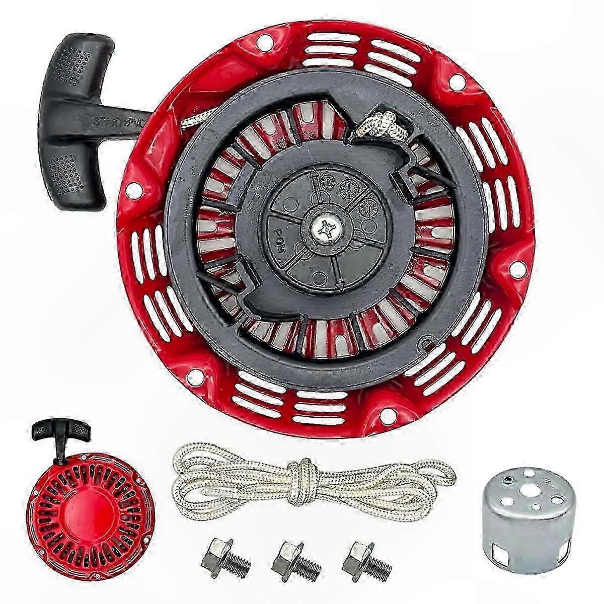 Recoil Starter Pull Rope with Pulley Cup for GX160 GX120 GX200 Engines Edition 1210