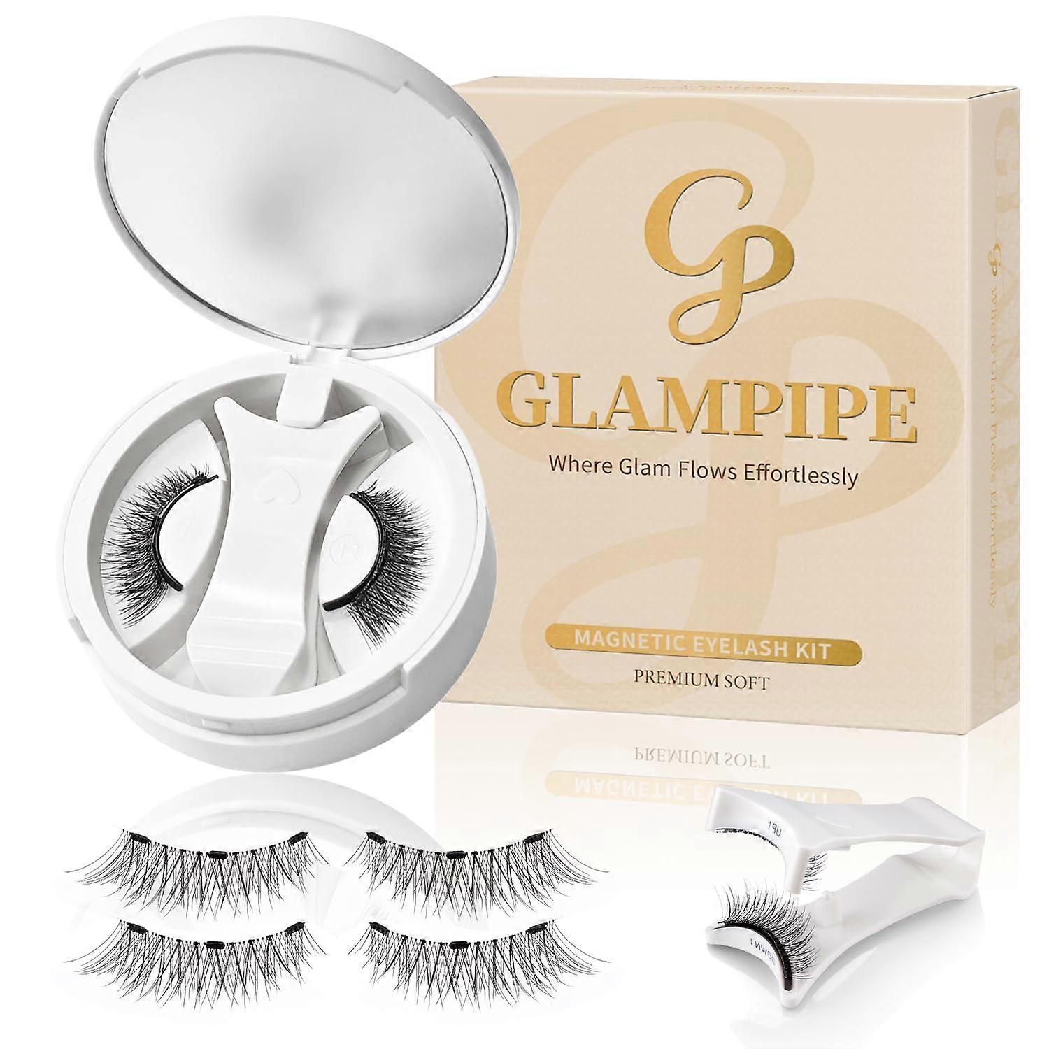 Magnetic Eyelashes Glue No Liner Soft Natural Look Weightless Comfort Reusable Design