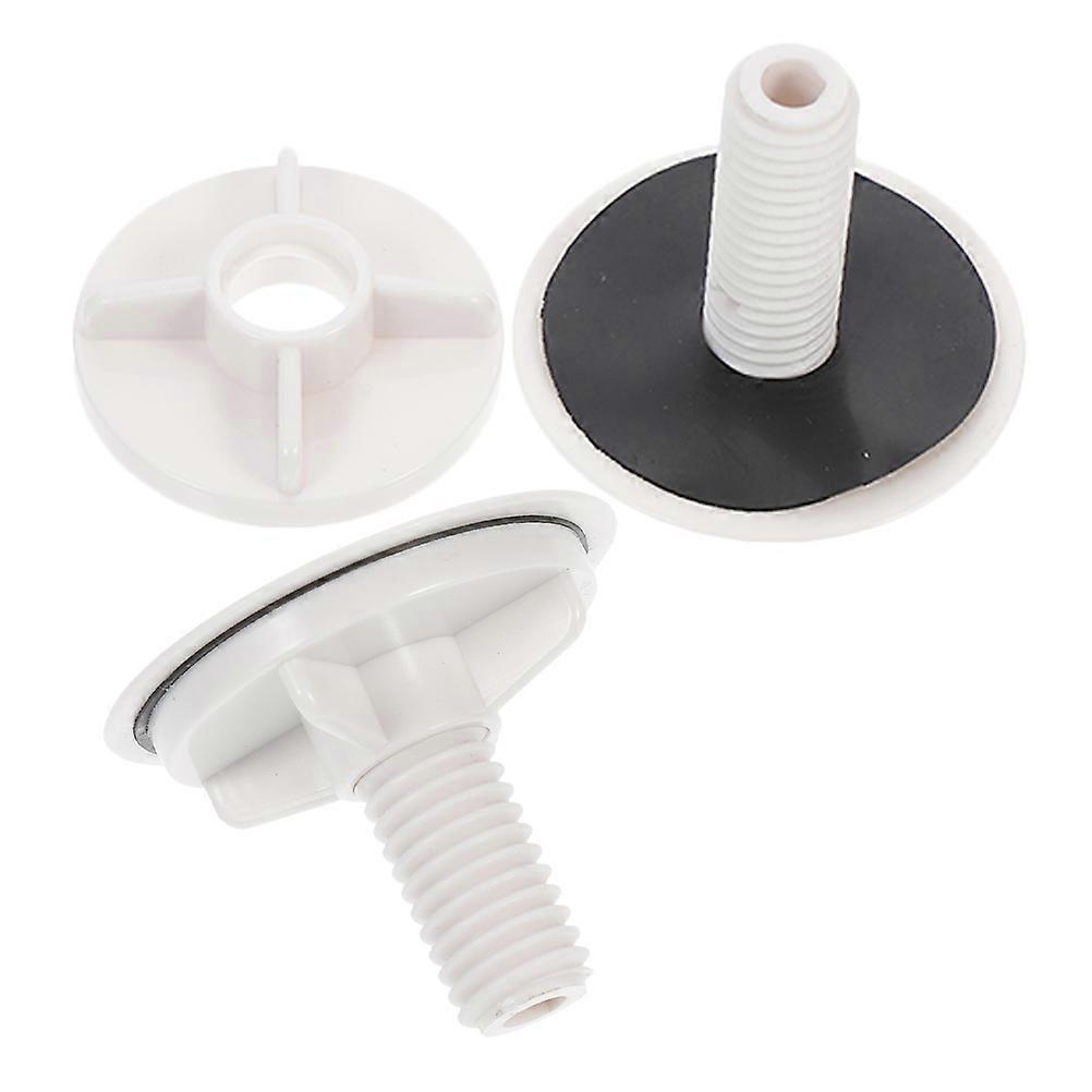 Plastic Sink Drain Plug Stopper for Kitchen Sink 2Pcs White