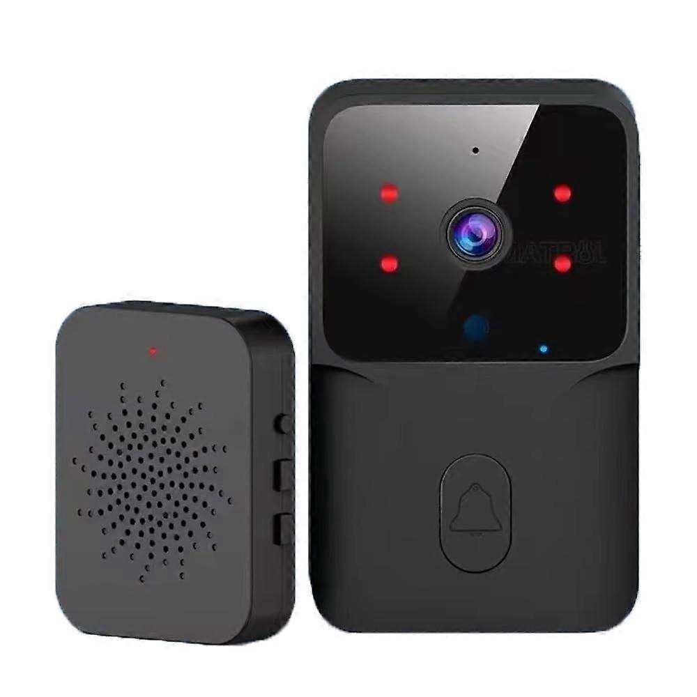 J4 Pro Smart WiFi Video Doorbell with Night Vision, TwoWay Audio, Voice Privacy Changer, White