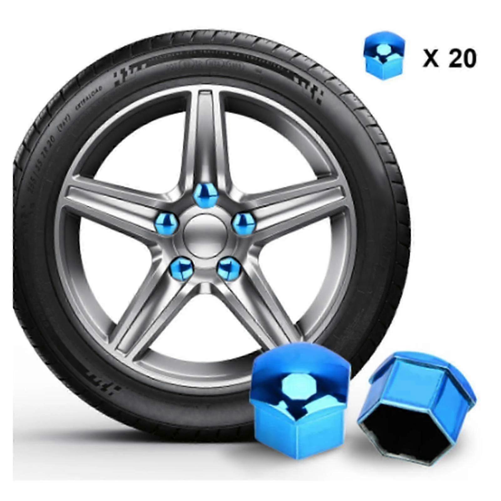 Vehicle Wheel Nut Caps Set, 20pcs with Anti-rust Coating and Tool